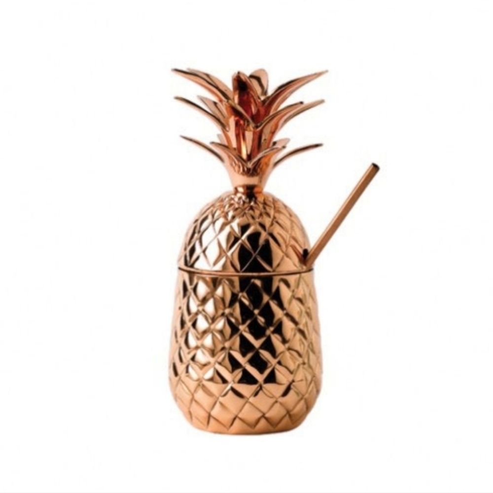 Copper Pineapple Tumbler New in Box